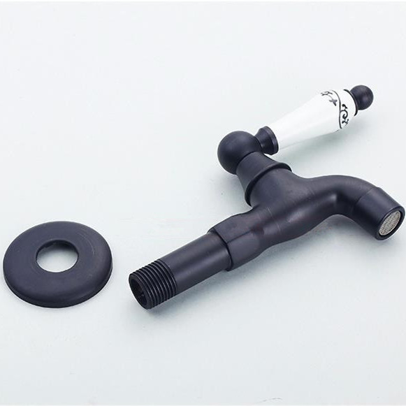 wall mounted black antique brass washing machine taps single handle cold water faucet sy-068r
