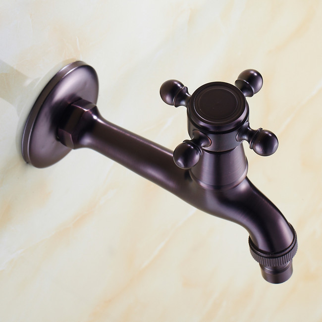 washing machine faucet oil rubbed bronze wall mounted balcony cold water taps r501b