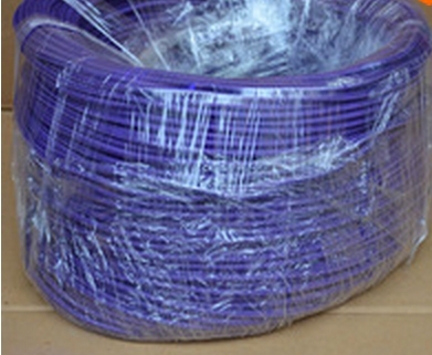 100meters/lot 2*0.75mm2 purple color textile cable uncut fabric wire