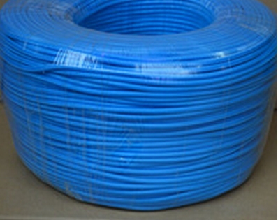100meters/lot 2*0.75mm2 sky blue color textile cable double pole uncut fabric wire