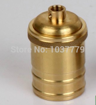 50pcs -selling vintage pendant lamp brass socket edison filament bulb e27 holders