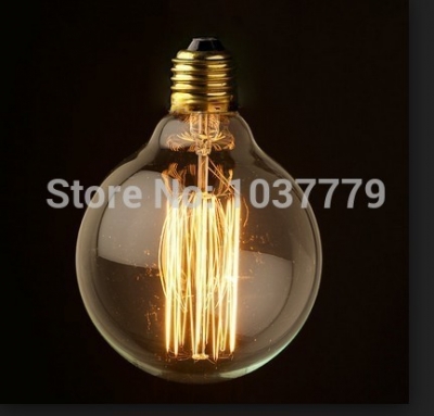 2pcs of g95 globe d95*l138mm old aged handmade edison filament bulb