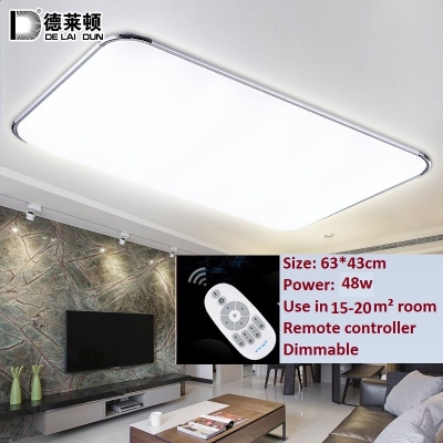 64w dimmable with remote control ceiling light use in 20 to 30 sq meter room home lighting
