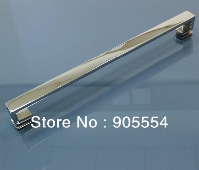 700mm chrome color 2pcs/lot 304 stainless steel bathroom handles door pull glass door handle