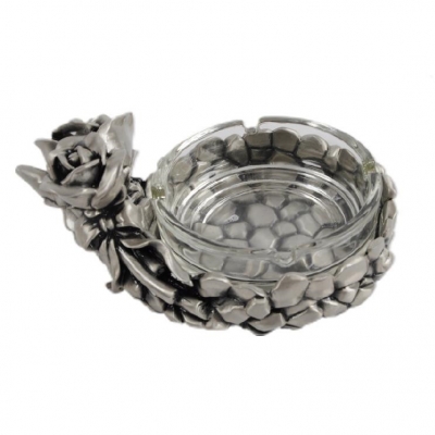 ancient tin ashtray rose classical european home furnishing aluminum alloy ashtray mb-0091ft [soap-dish-amp-holder-7847]