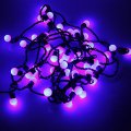 bule cotton ball led string light ,fairy christmas lights xmas decoration holiday party ,5m ac110v/220v