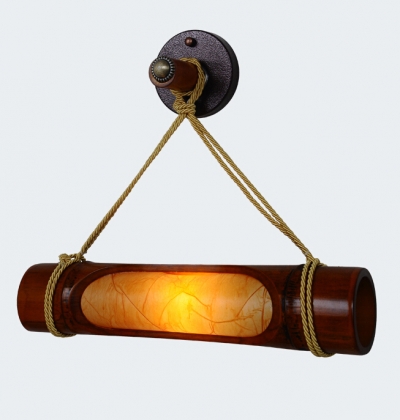 chinese style antique living room bamboo wooden wall lamp creative restaurant corridor wall lamp [wall-lamp-3848]