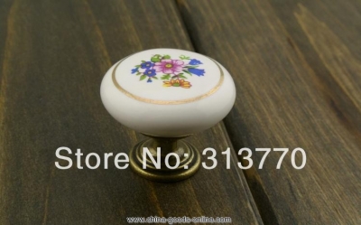 d35xh30mm ceramic kitchen cabinets furniture knob drawer knobs [Door knobs|pulls-223]