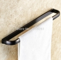 fashion copper black towel rack single pole towel rack bathroom towel hanging bathroom accessories f81324r