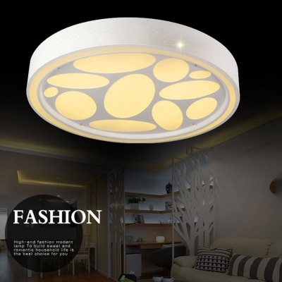 modern fashion minimalist led ceiling lamps, 24w 400mm warm / white atmosphere round dot livingroom bedroom household lamp