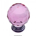 modern furniture sphere light pink crystal single-arch bedroom handles knobs pnlo