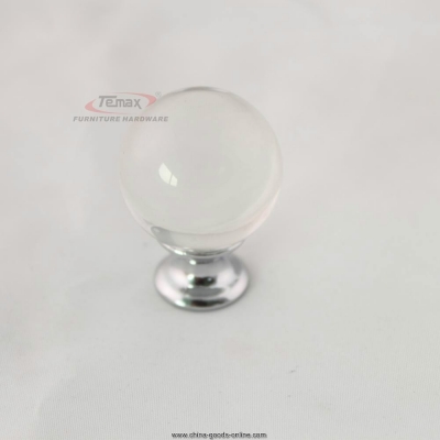 new 1pc zinc alloy clear round crystal knobs modern cabinet handles cupboard door handles crystal drawer pulls