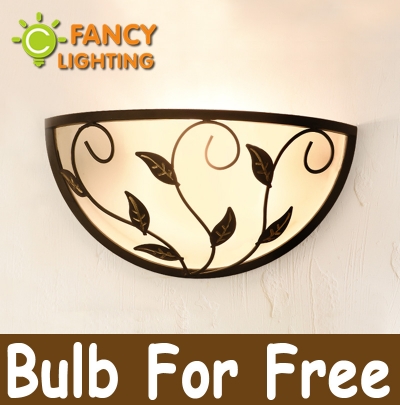 northern europe style balcony lamp wall lamps 110/220v led iron wall pastoral retro glass corridors entrance bedside lamps [vintage-wall-amp-ceiling-lamp-982]