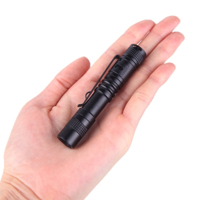 portable mini penlight xpe-r3 led flashlight torch hugsby xp-1 pocket light 1 switch modes outdoor camping light [flahshlight-new-5727]