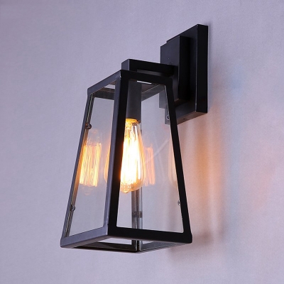 retro glass lampshades decor outdoor art sconce mount light vintage industrial stair light bedside restaurant bedroom wall lamp