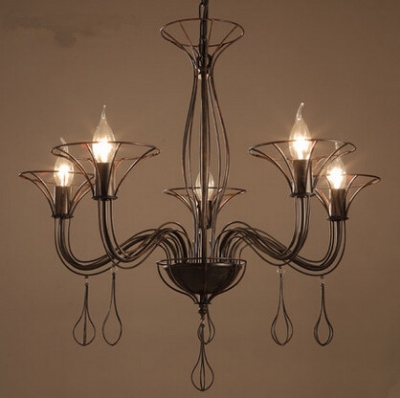 retro loft style industrial vintage metal pendant lights,hanging lamp with 5 lights,edison pendant lamp lamparas colgantes [edison-loft-pendant-lights-2203]