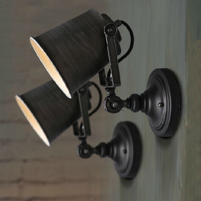 robot vintage wall light fashion bedroom bedside lamp for home decoration neoclassical wall sconce lighting fixture