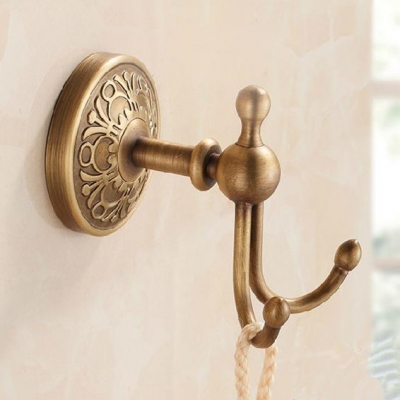 whole and retail high-end bath robe hooks coat towel utility hooks antique brass finished ha-24f [robe-hook-amp-rows-of-hook-7404]