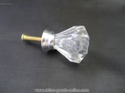 10pc clear crystal diamond cabinet drawer knob cupboard wardrob door pull handle [Door knobs|pulls-1661]