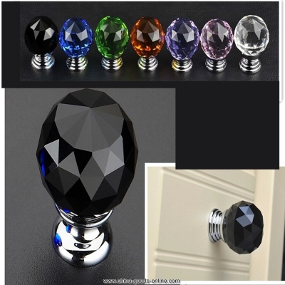 10pcs black crystal sparkle diamond cabinet cupboard knobs handles pulls dresser drawer furniture handles knobs pulls 20mmx30mm