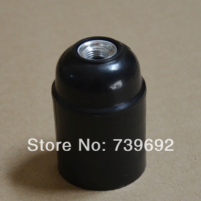 (10pcs/lot) plain bakelized e26/e27 lamp holder sewing products lamp holder for vintage pendant light phenolic socket lamp base
