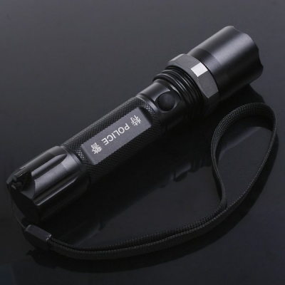 1pcs 3w led torch adjustable focus beam cree q5 chargeable led flashlight torch 3 modes zoomable chargeable [led-flashlight-5009]