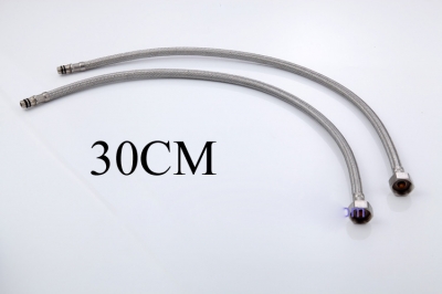 30cm length 304 stainless steel inlet hose [hose-valve-3792]
