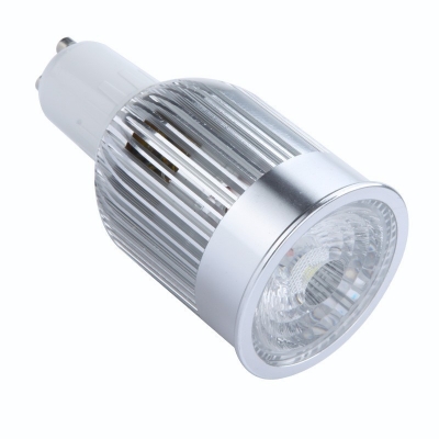 5pcs/lot cob led spotlight gu10 85-265v 5w 450lm warm white/whire led bulb spot light