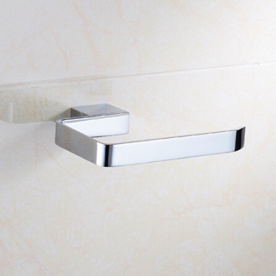 bathroom toilet paper holder wall mounted modern chrome finish roll holder suporte papel higienico [toilet-paper-holder-8112]