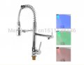 contemporary led chrome brass kitchen faucet vessel sink mixer tap deck mounted