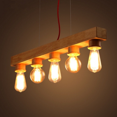 creative personality northern europe modern wood chandelier restaurant bar wooden chandelier [pendant-lamp-3833]