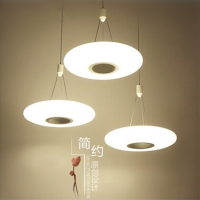 curve beauty white acrylic led pendant lights fashion simple hanging lamp fixtures for bar living dining room lamparas colgantes