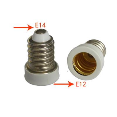 e14 to e12 base adapter converter lamp holder lamp adapter [e10-e11-e12-e14-socket-5140]