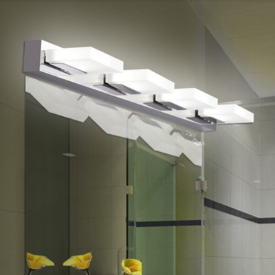 fashion acrylic led mirror light,ac85-265v 12w 720mm,bathroom wall lamp,emergency cabinet lighting fixtures,anti-fog,warm/white [mirror-lights-5566]