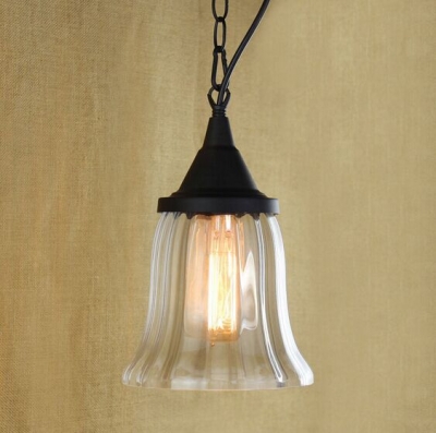loft style edison vintage industrial pendant lights lamp for dinning room with clear glass lampshade,e27*1 blub included ac