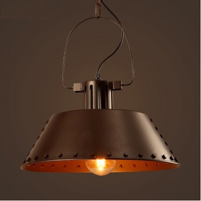 loft style iron rivet industrial vintage edison pendant lights fixtures bar hanging lamp indoor lighting suspension luminaire [edison-loft-pendant-lights-2109]