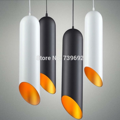 modern brief aluminum round long pipe pendant lampsfor bar restaurant receiption exhibition single head hanging lamps