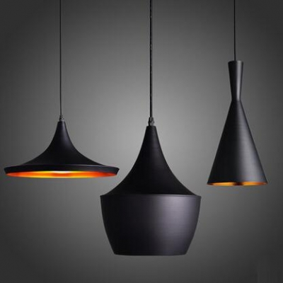 new design england tom dixon beat musical instrument hanging pendant light restaurant bar and living room bedroom lighting [pendant-lights-4191]