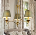 nordic creative modern led chandeliers simple hanging lamp fabric lampshade fixtures for bar home lightings living lampadari