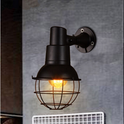 nordic vintage wall lamp creative wall sconce bedside light fixtures for bar cafe home indoor lighting applique murale luminaire [edison-loft-wall-lights-2593]