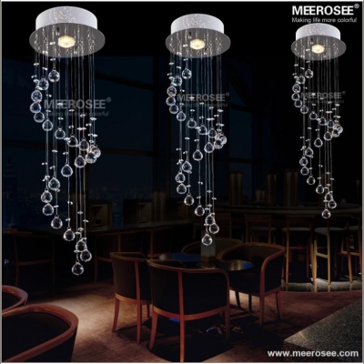 sprial crystal chandelier light modern crystal light/ lamp for aisle porch hallway stairs with gu10 light bulb guarantee [ceiling-light-1276]