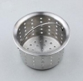 stainless steel kitchen sink basket, sink strainer, kitchen sink accessory