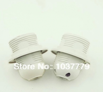 10pcs/lot abs ivory e27 fitting phenolic lamp holder