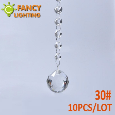 10pcs/lot k9 crystal 30mm crystal chandelier ball glass crystal for wedding/party decoration vidrio cristal