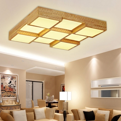 2015 creative oak living room bedroom modern led ceiling lights lamparas de techo colgante home wooden led ceiling lamp fixture [oak-wooden-led-ceiling-lights-7631]