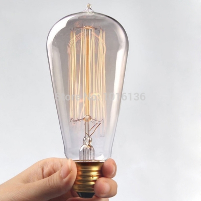 40w classical vintage retro e27 filament edison light bulb110v 220v loft vintage edison light bulbs [light-bulbs-4853]