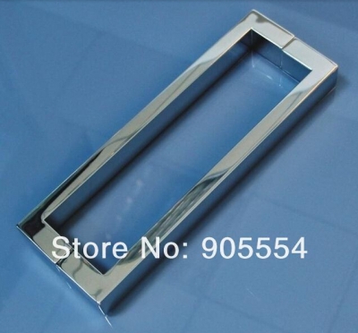 500mm chrome color 2pcs/lot 304 stainless steel glass door pull handles