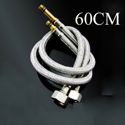 60 cm length 304 stainless steel faucet plumbing hose [hose-valve-3790]