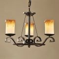 90v-220v lighting led chandelier with 3 lamps home chandeliers for dinnig living room lustre american-style