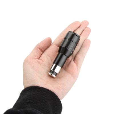 black 9.2cm portable flashlight q5 mini torch light rechargerable penlight super mini size [supper-bright-flashlight-5914]